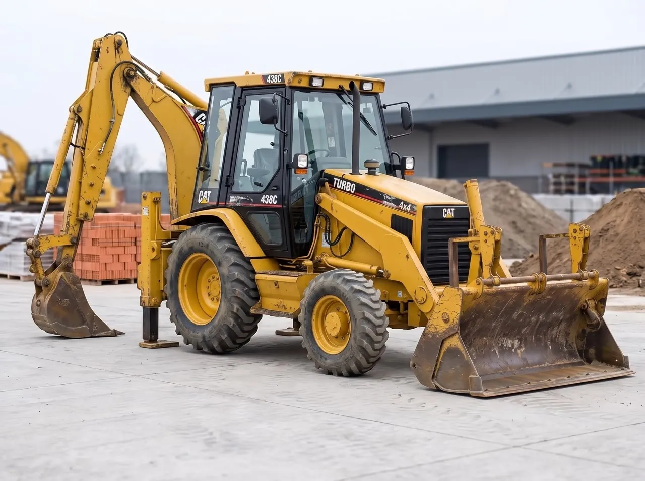 Retroexcavadora CAT 438C
